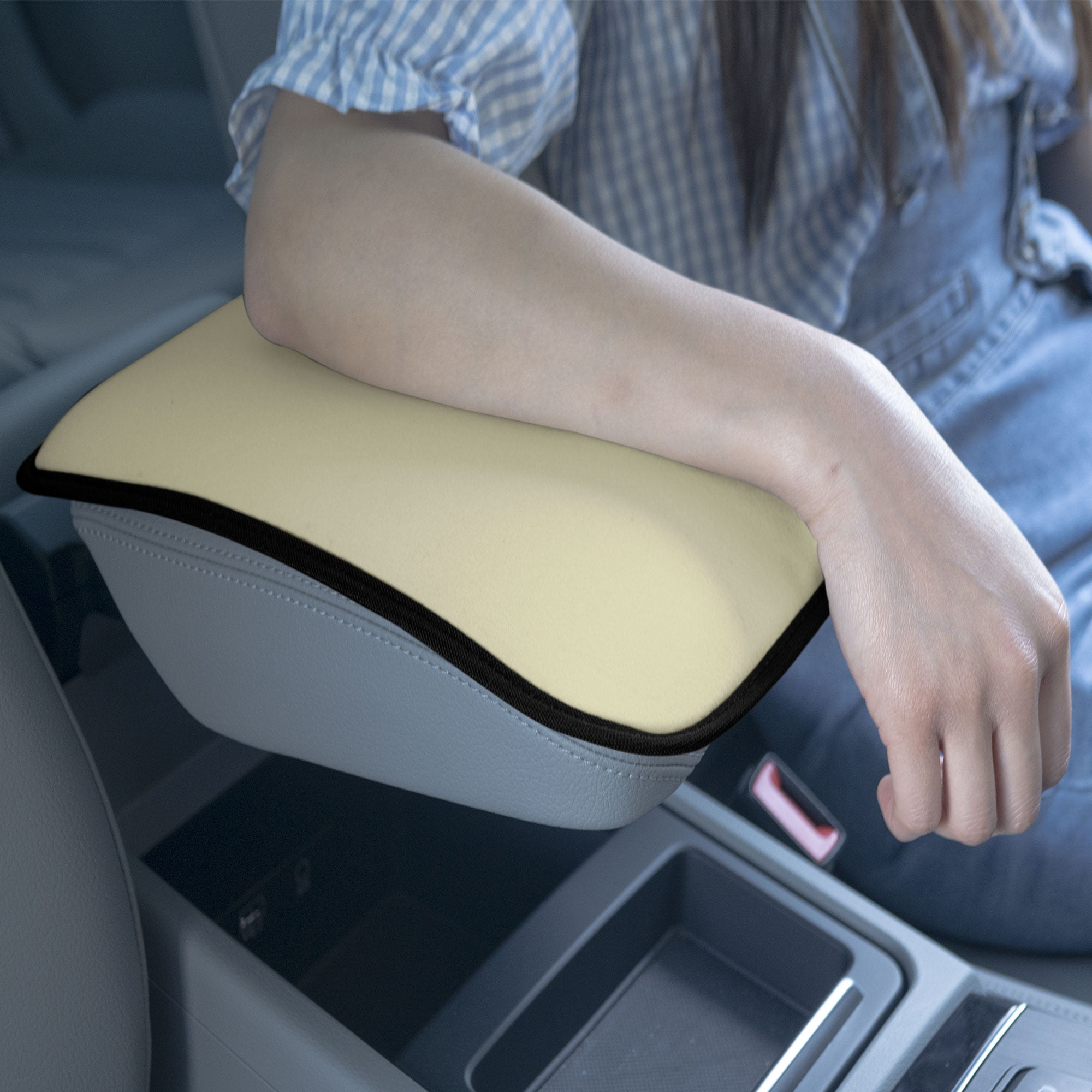 Sunflower Auto Center Console Armrest Pad: Universal Fit For - Temu