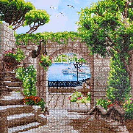 UPC: 4895225921577 | DIAMOND DOTZ® Mediterranean Stroll Diamond Painting Kit