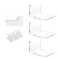 thumbnail image 4 of Acrylic Wall Shelves Display Ledges Wall Organizer Shelf Plant Wall Rack Monitor Transparent, 4 of 9