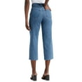 thumbnail image 2 of Time and Tru Women's and Women's Plus High-Rise Straight Crop Tweed Jeans, 26" Inseam, Sizes 2-26W, 2 of 4