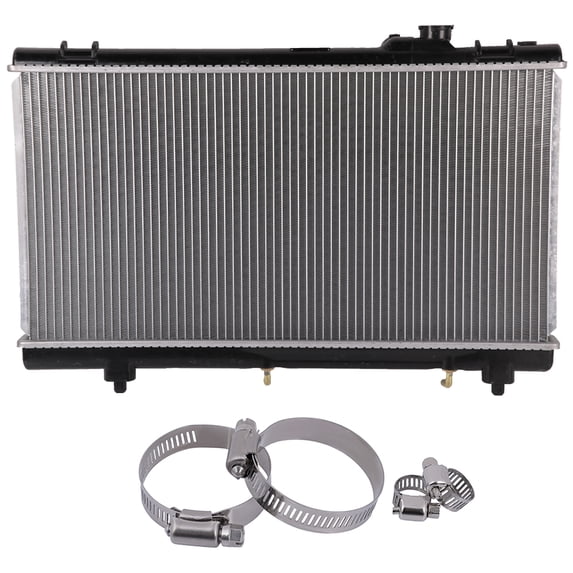 Replacement for 1995 1996 for Toyota Tercel Sedan STD CCIYU Plastic Aluminum Radiator and Oil Hose Clamps