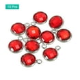 thumbnail image 3 of Unique Bargains Breloque Pierre de Naissance en Cristal Pendentif de Juillet Perles Goutte Rouges pour Fabrication de Bijoux, Bracelets, Lot de 10, 3 of 6