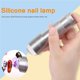 thumbnail image 2 of Lámpara De Uñas De Silicona, Lámpara De Fototerapia Auxiliar De Grabado De Lentejuelas Portátil, Linterna De Estampado De Uñas Antideslizante Con 12 Cuentas De Lámpara Para Tienda De Manicura, 2 of 7