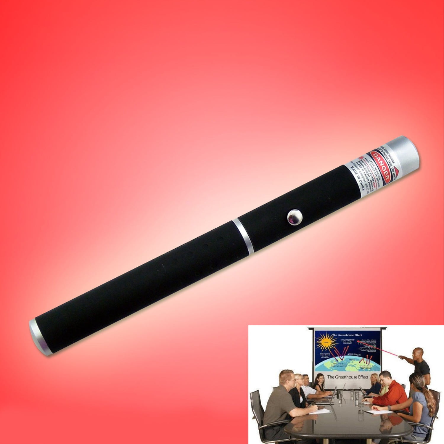 5 PCS Small Laser Pointer Pen 650nm Red Light Visible Beam 1mW For conference presentation