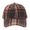 Brown, variant on Unisex Fall Winter Vintage Plaid Baseball Cap, Curved Brim Adjustable Back Strap Dad Hat, Soft Thick Fabric Daily Outdoor Hat For Women Men Brown