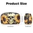 thumbnail image 5 of Sunflower Waterproof Oxford Cloth Hard Drive Case with Charger Pouch, PC Case, Small Travel Electronic Organizer, and Cord Organizer Travel - 5.9x9.44x3.14 in, 5 of 6