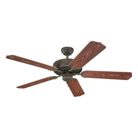 Energy Star Outdoor Ceiling Fan Monte Carlo 5WF52RB Weatherford 52 in. Indoor / Outdoor Ceiling Fan - Roman Bronze - ENERGY STAR ()