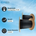 thumbnail image 4 of Black 2-Strand Singlemode Fiber Optic Cable, OS2 9/125 Corning, Indoor/Outdoor, Plenum Rated, 1000ft, 4 of 6