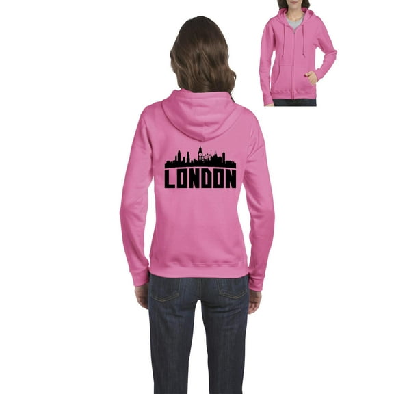 Womens London Full-Zip Hooded Sweatshirt