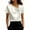 White, variant on Satin Blouses for Women Dressy Casual Trendy Business Work Silk Tops Outfits Cowl Neck Bow Tie Pleated Summer Shirts M
