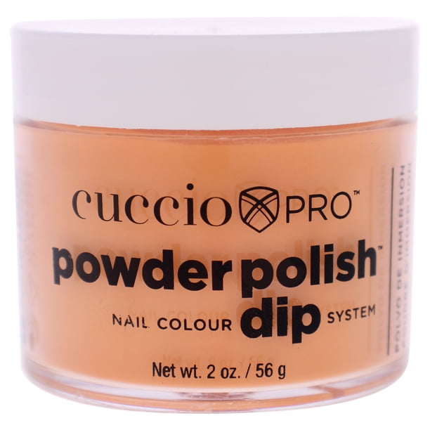Polvo de uñas Cuccio Pro Powder Polish Nail Colour Dip System - Carrot Orange Nail Powder Dama 2 oz