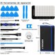thumbnail image 2 of KIROGILY Juego de Desarmadores de Precisi&oacute;n, 142 en 1 kit de Desarmadores, Herramienta Electr&oacute;nica para lphone, MacBook, Computadora Laptop, PC, Nintendo PS4 Consola, Azul, 2 of 6