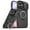 Black, variant on Case for iPhone 13 6.1-inch, Built In Slide Camera Cover & Rotatable Kickstand Sliding Ring Heavy Duty ShockProof Protective Case for iPhone 13,Black,For iPhone 13