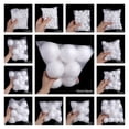 thumbnail image 2 of Decoración del hogar Mini bolas de espuma Bolas navideñas redondas de poliestireno Adornos navideños blancos Vacaciones, 2 of 5