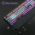 thumbnail image 7 of MageGee Typewriter Wired Gaming Keyboard with RGB Backlight, Black, 7 of 7