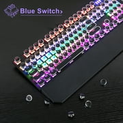 MageGee Typewriter Wired Gaming Keyboard with RGB Backlight, Black