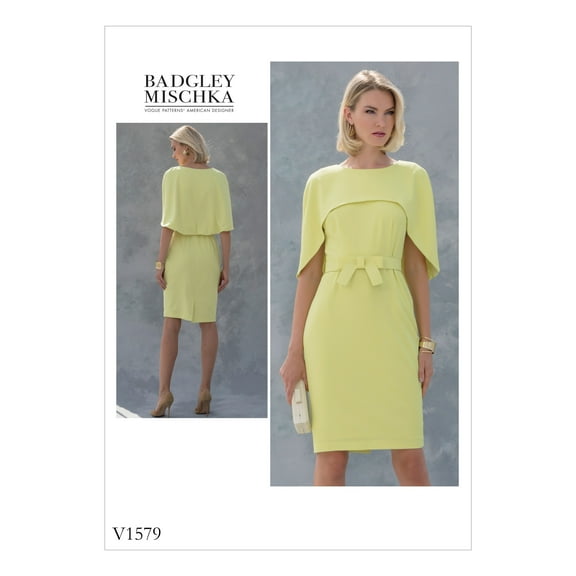 Vogue Pattern Misses'/Misses' Petite Dress-14-16-18-20-22