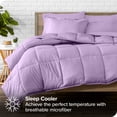 thumbnail image 3 of Bare Home 5-Piece Bed-in-a-Bag - Twin, Lavender with Lavender Sheet Set, 3 of 8