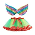 thumbnail image 3 of sususu Flower Girl Dress Girls Tutu Skirt Featuring Heart Mesh Layer And Detachable For Carnival Dance Performance Party Wear Dress&nbsp;Up Clothes for Girls, 3 of 6
