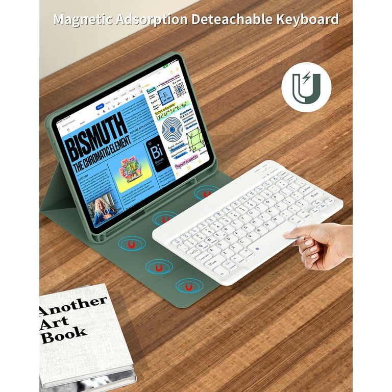 KenKe 2022 iPad 10th Gen 10.9 inch Keyboard Case with Pencil KenKe 2022 iPad 10th Gen 10.9 inch Keyboard Case with Pencil