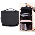 thumbnail image 4 of Estuche de artículos de tocador colgante estuche de maquillaje impermeable para hombres y mujeres multifunción Negro Macarena Estuche de maquillaje, 4 of 8