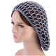 thumbnail image 4 of 3 piezas de red de malla para el pelo suave de rayón tejido Snood Hat Sleeping Crochet Hairnet Long Hair Net Snoods Cover Crochet Hair Net Cap Hair Covers para mujeres accesorios para el cabello, negro, azul, gris, 4 of 8