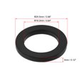 thumbnail image 4 of Unique Bargains G3/4 Pipe Fitting Cap End, PPR Hex Female Thread Hose Connector with Gasket, White 6Pcs, 4 of 8