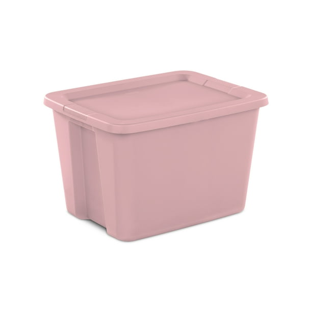 Sterilite 18 Gal Tote Box Blush Pink Walmart Com Walmart Com Sterilite 18 Gal Tote Box Blush Pink Walmart Com Walmart Com