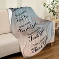 thumbnail image 2 of Sympathy Gift, Christian Blanket for Women & Man 50"×60", Inspirational Gifts Religious Soft Blanket with Healing Spiritual for Godmother Couch Bed, 2 of 6