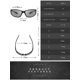 thumbnail image 2 of 2 Pcsgris/argent Lunettes De Soleil Sport Polarises Protection Uv400, Homme Et Femme, Vlo, Golf, Ski, Pche, Course Pied, Conduite,monture Lgre, 2 of 5