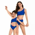 thumbnail image 3 of GYRATEDREAM Mommy and Daughter Matching Swimsuits One Piece Swimwear One Shoulder Bathing Suits for Women Girls, 3 of 9
