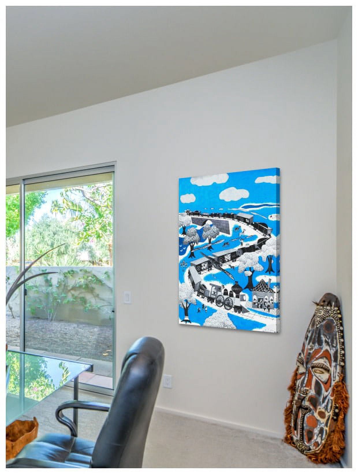 Marmont Hill "Circus Train" by Curtis Painting Print on Canvas