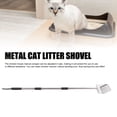 thumbnail image 3 of Pala de de Gato de Metal Extraible, Meta de Servicio de Servicio Pesado Sin Doblar Cabaña de Acero inoxidable de acero inoxidable que ahorrando 3 Secciones para Gallinero, 3 of 7