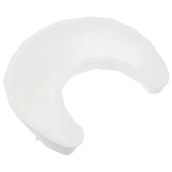 AURARMLET Silicone Cake Mold for Baking, White, 1 Piece, Non-Stick Flexible 9.4 x 7.5 Inch Baking Pan