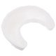 thumbnail image 1 of 1pc Moon Forma Mousse Cake Molde Postre de silicona Pan de molde de hornear (blanco), 1 of 5