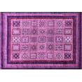 thumbnail image 1 of Ahgly Company Indoor Rectangle Abstract Purple Modern Area Rugs, 6' x 9', 1 of 4