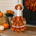 thumbnail image 4 of AZXY Porch Goose Outfit, Goose Cloth Dress for 23‑Inch Porch Goose, Rustic Goose Clothes for Cement Plastic Lawn Goose Statue, Goose Clothing Ornament, Outdoor Decor for Porch Yard Lawn Garden, 4 of 6
