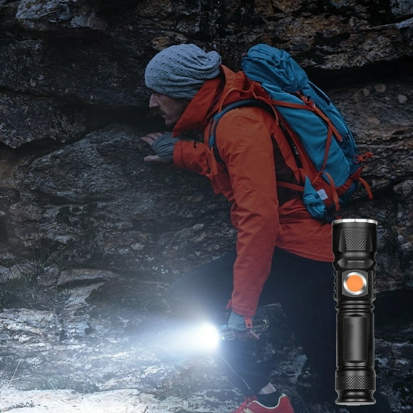 Boovnll Rechargeable Flashlights, Adjustable Focus Led Flashlight High Brightness Rechargeable Waterproof Suitable for Hiking Walking Outdoor Camping Car Use, Flashlights, Flashlight