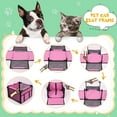 thumbnail image 5 of SWIHELP Dog Car Seat Breathable Folding Travel Bags for Dogs Cats Small Pet Puppy Booster Seat, 5 of 9