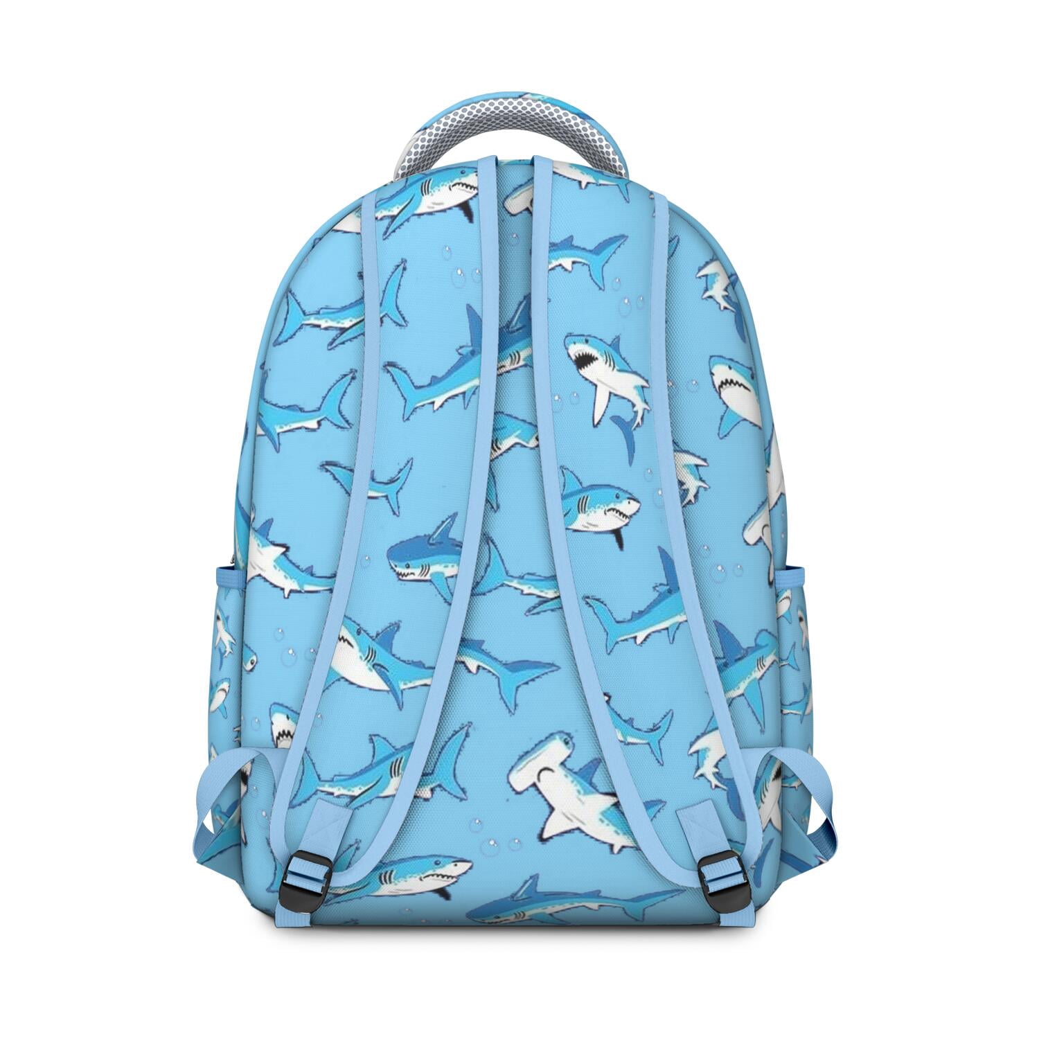 Tropical Ocean Shark Backpack - Lightweight & Durable Daypack, Waterproof Exterior, Breathable Comfort for Commuters