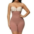 thumbnail image 2 of SWSMCLT Women's Shapewear Bodysuit Body Shaper Shorts Stretch Tummy Control Waist Cincher Pink Small, 2 of 5