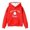 #02-Red, variant on Halloween Hoodies for Teen Girl Cartoon Hoodie Funny Sweatshirts Letter Print Pullover With Pocket
