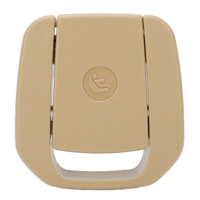 Rear Row ISOFix Slot Button, ABS Heat Resistant Rear Child Anchor Cover Replacement For X1 For Repair Beige