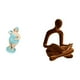 thumbnail image 1 of Muñeca De Resina De Mujer Playera, Estatua De Pensadora Abstracta, Figura Decorativa De Mesa, Adorno Versátil Para Sala De Estar, Oficina, Bar O Boda., 1 of 8
