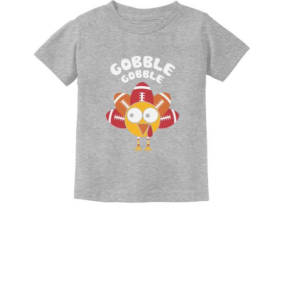 Tstars Boys Unisex Turkey Thanksgiving Holiday Gobble Gift T Shirt