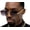 Black Gold, variant on Sunglasses Men Square Aviator Style Gold Silver Frame Shades Hip Hop Shades Black Lens