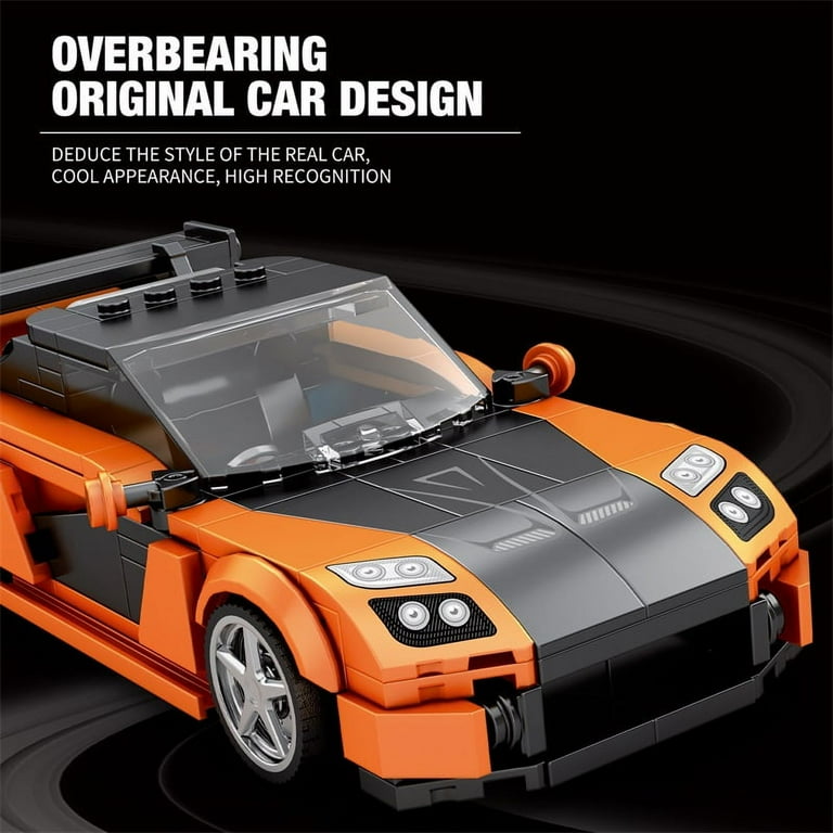 RX7 Car Building Set, Super Car MOC Building Block Toys