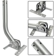 thumbnail image 2 of Outdoor Weather Station, Antenna, WiFi Extender Mounting Pole Bracket, Adjustable Pivot/Lock Bracket & J-Pipe Mast, Easy Installation, Solid Rustproof for Wall,Eave or Roof Mounting, 2 of 7