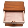 thumbnail image 6 of Vintage Large Jewelry Organizer Wooden Storage Box 5 Layers Case W/ 5 Drawers, 6 of 19