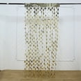 thumbnail image 4 of Balsa Circle Metallic Champagne Round 6 feet Foil Tassels Fringe Backdrop Curtains Party, 4 of 8